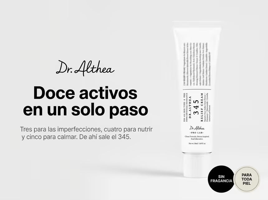 Dr. Althea 345: doce activos en un solo paso, sin fragancia y para toda piel