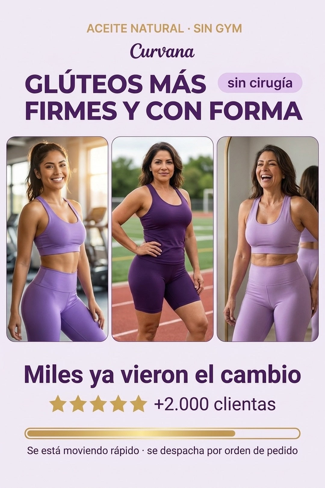 El favorito de miles · piel más firme y con curvas