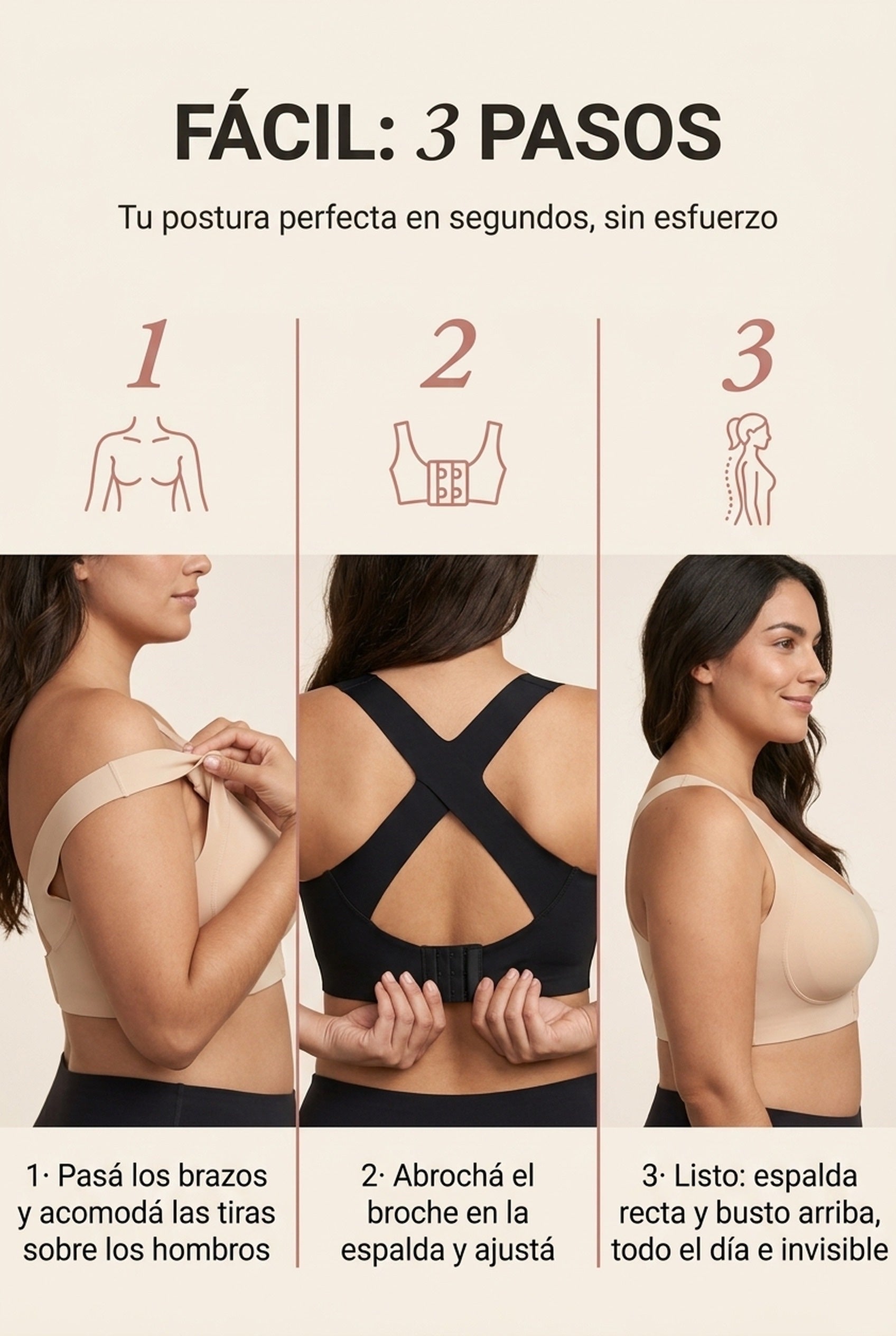 Fácil: 3 pasos para ponértelo