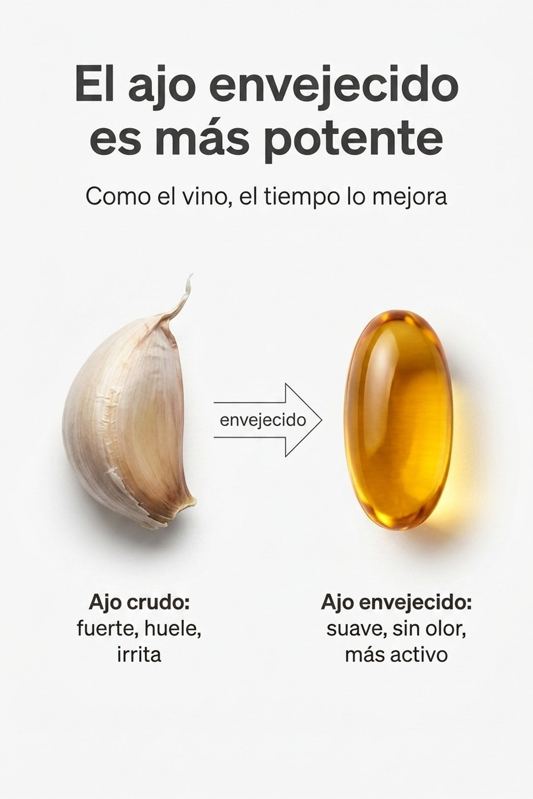 Por qué el ajo envejecido es más potente que el crudo