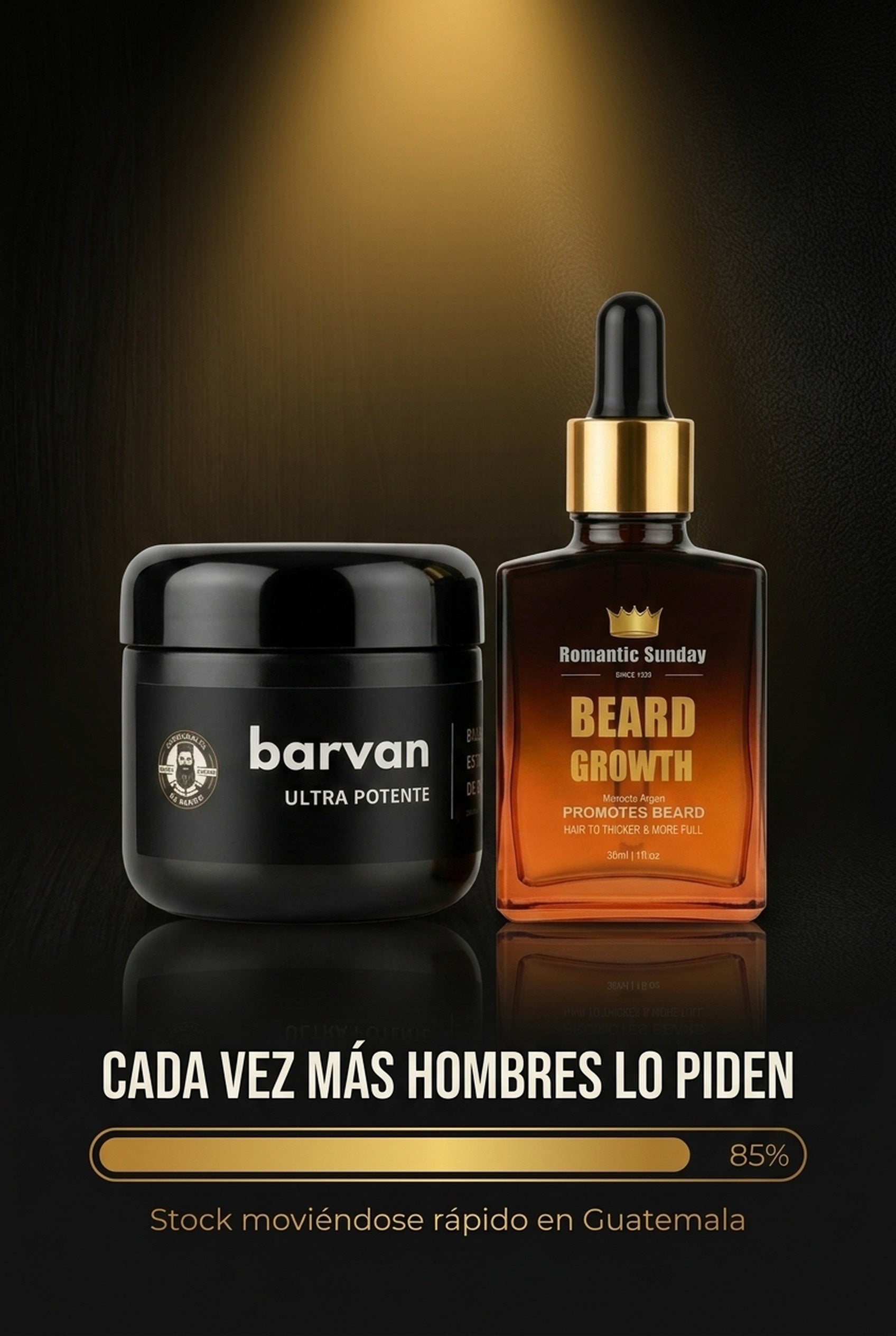 Combo Barba · cada vez más hombres lo piden en Guatemala