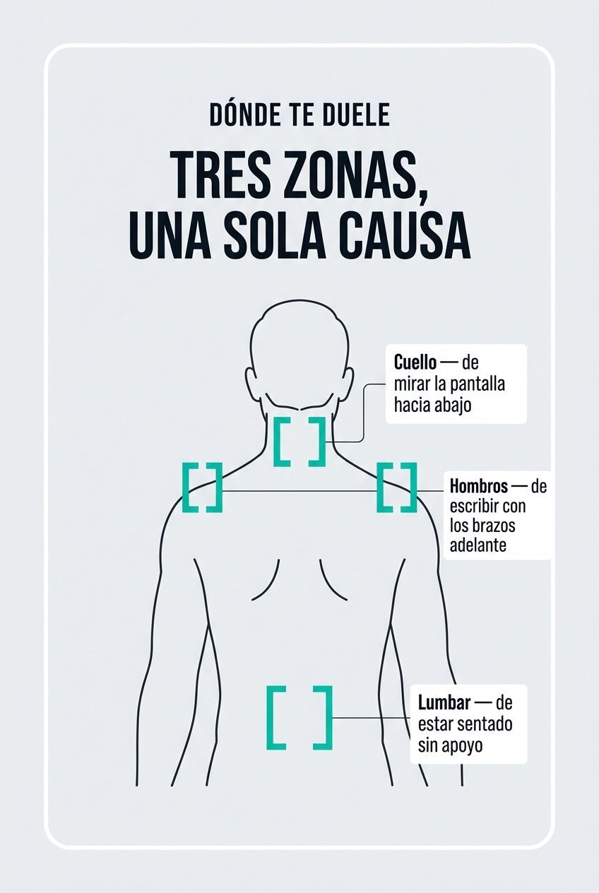 Dónde te duele: cuello, hombros y lumbar