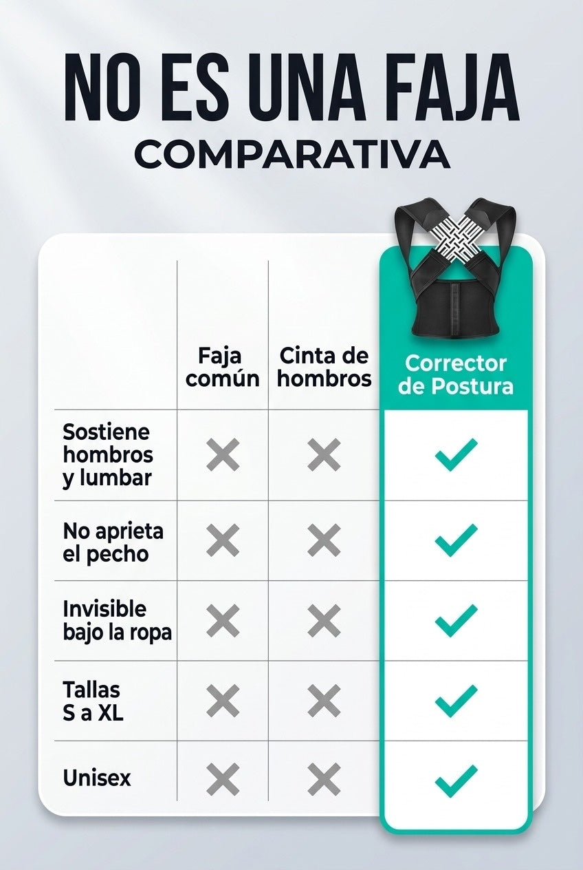 No es una faja: comparativa