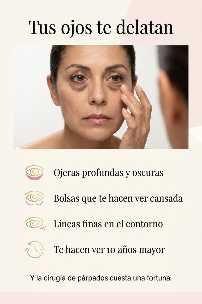 ¿Ojeras, bolsas y ojos cansados que no se van?