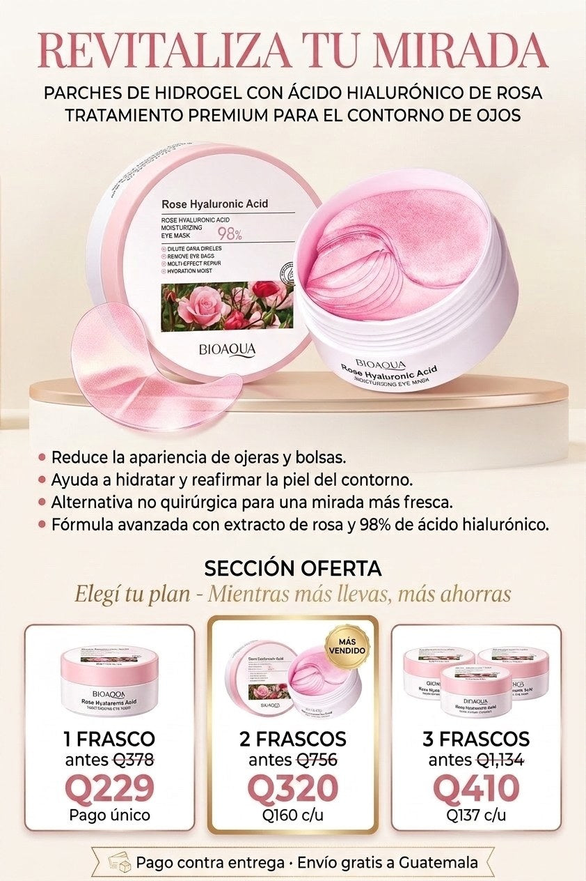 Oferta Rose Eye Mask · 1, 2 o 3 frascos, pago contra entrega