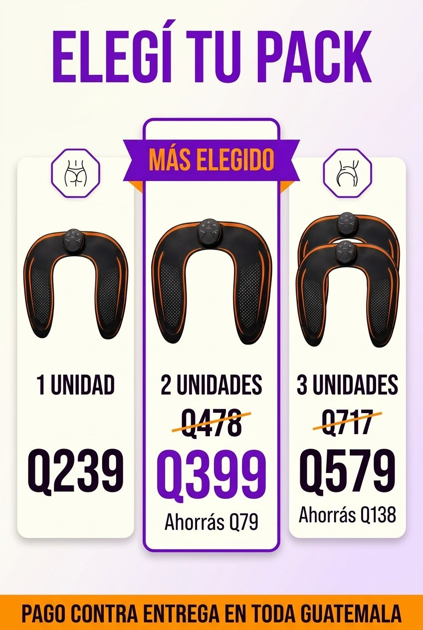 Oferta entrenador de glúteos EMS · 1, 2 o 3 unidades, pago contra entrega