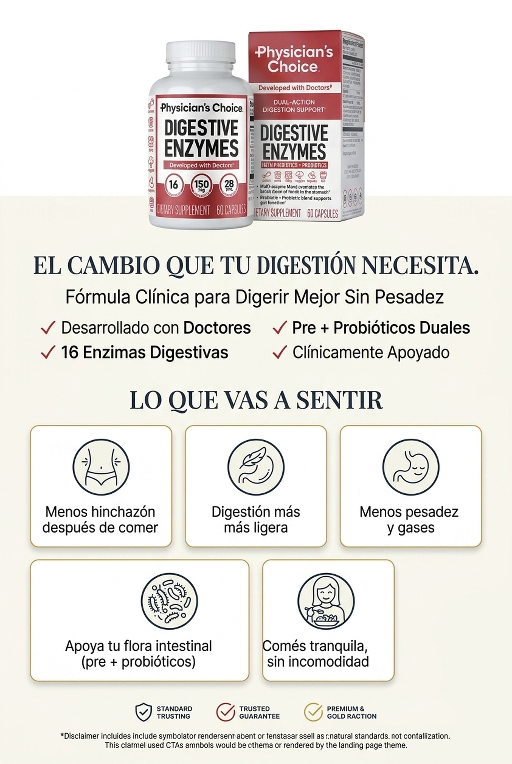 Beneficios: menos hinchazón y digestión ligera