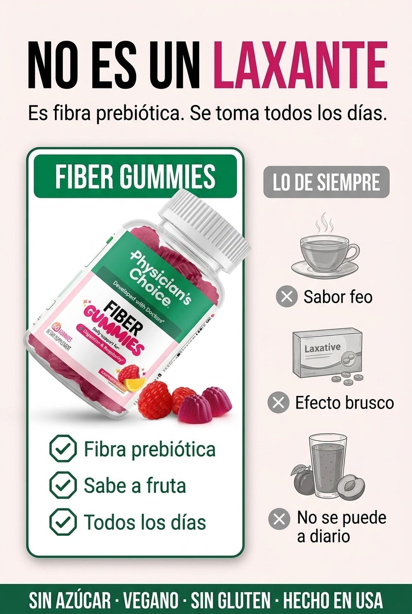 No es un laxante: fibra prebiótica para todos los días