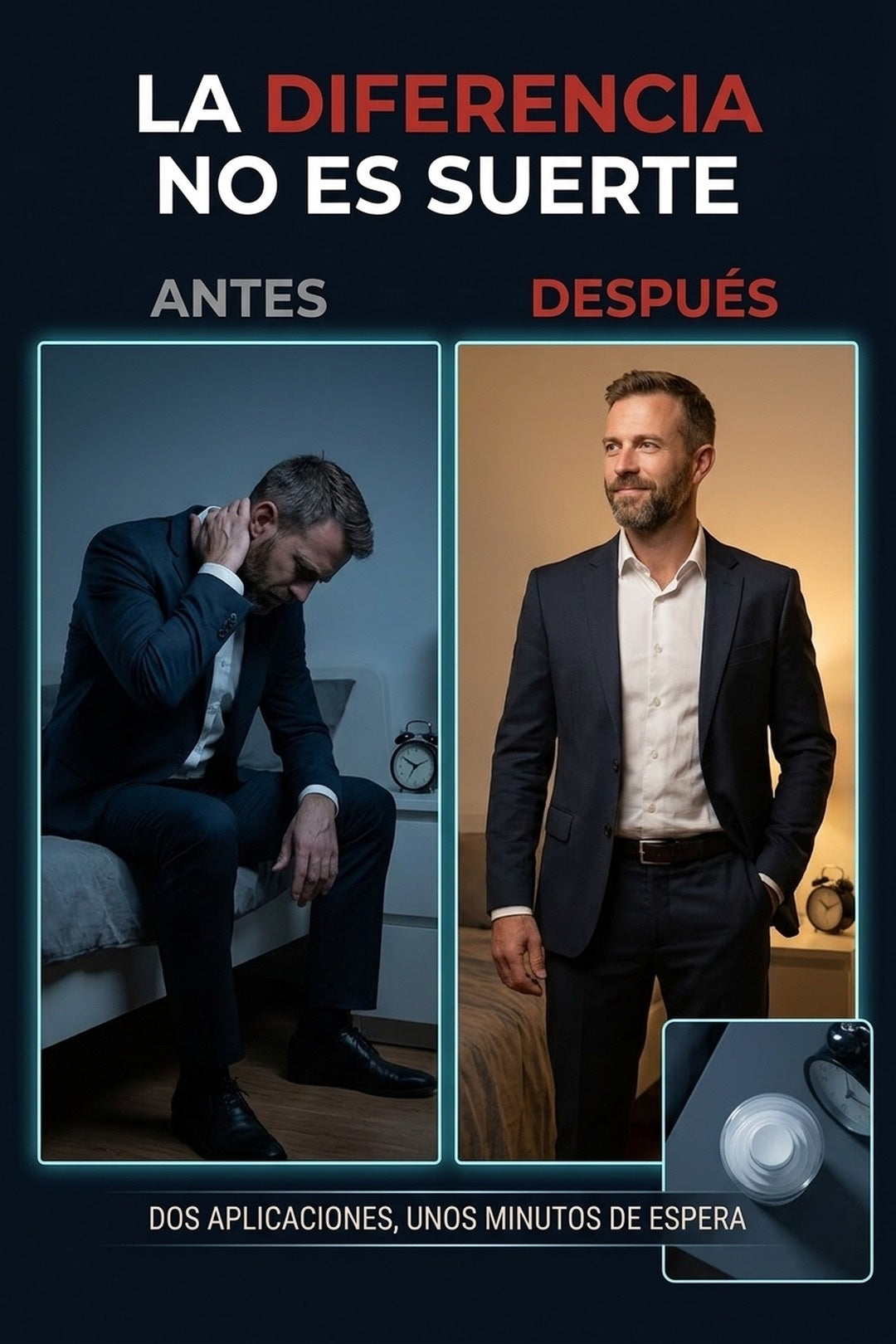 Antes y después: de la tensión de mirar el reloj a llegar tranquilo