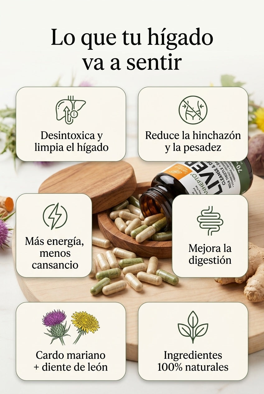 Beneficios del Liver Cleanse: desintoxica y deshincha