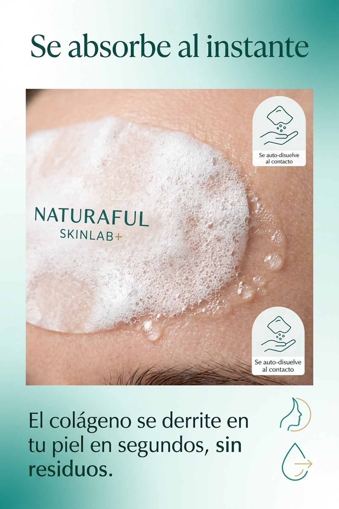 Se absorbe al instante: el colágeno se derrite en la piel