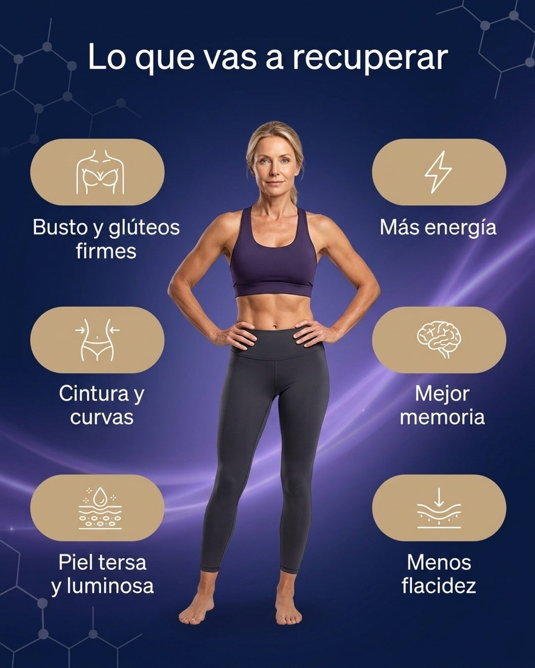 Lo que vas a recuperar: firmeza, curvas, energía y piel