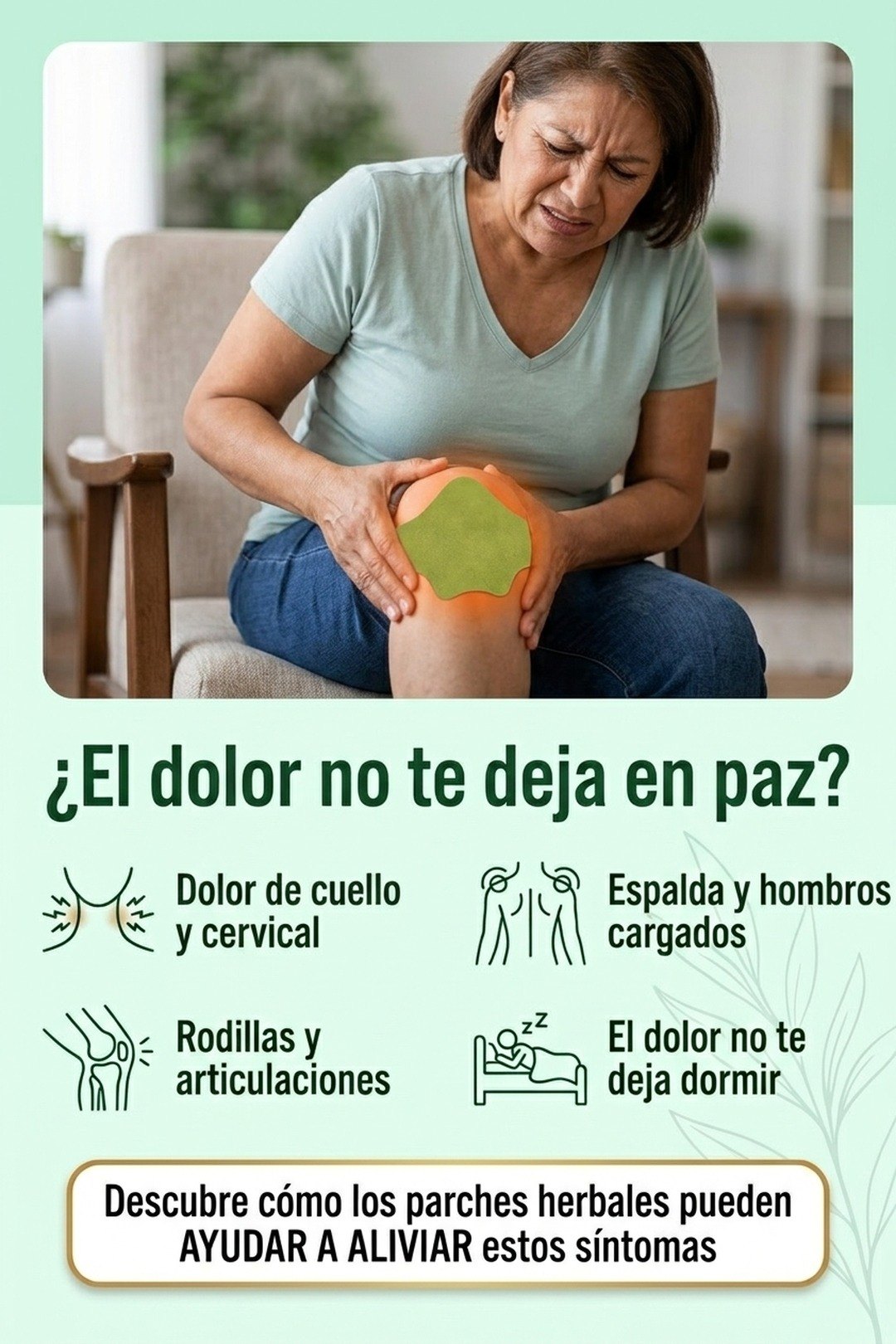 ¿Dolor de cuello, espalda o articulaciones que no te deja?