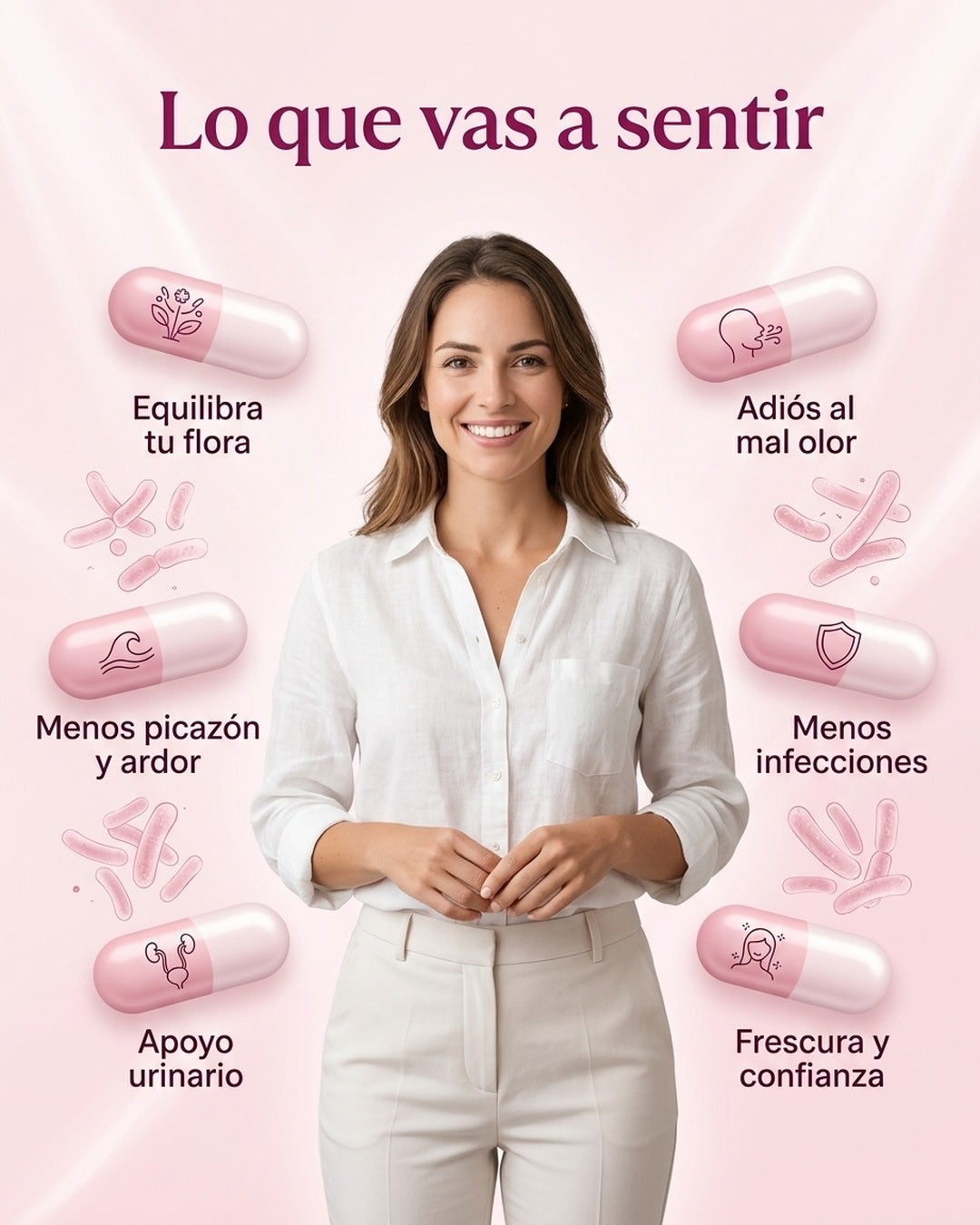 Beneficios: equilibra la flora, adiós mal olor, menos picazón y ardor