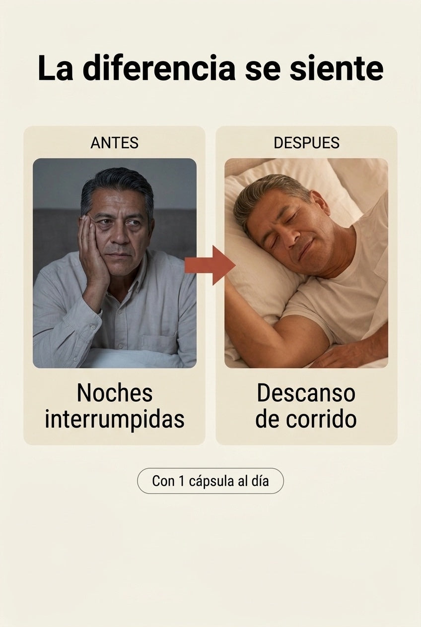 De noches interrumpidas a descanso de corrido