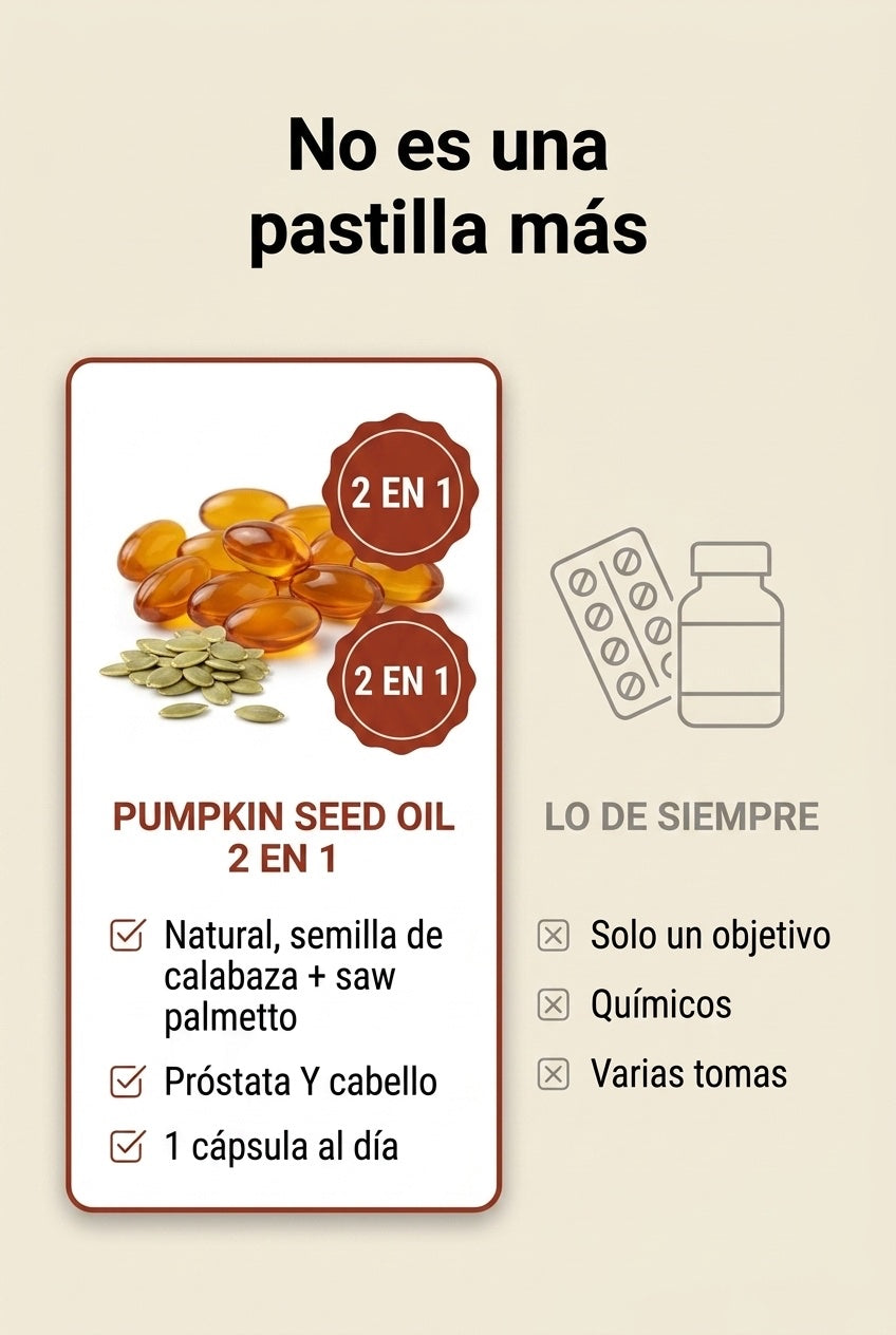 Pumpkin Seed Oil vs pastillas de siempre