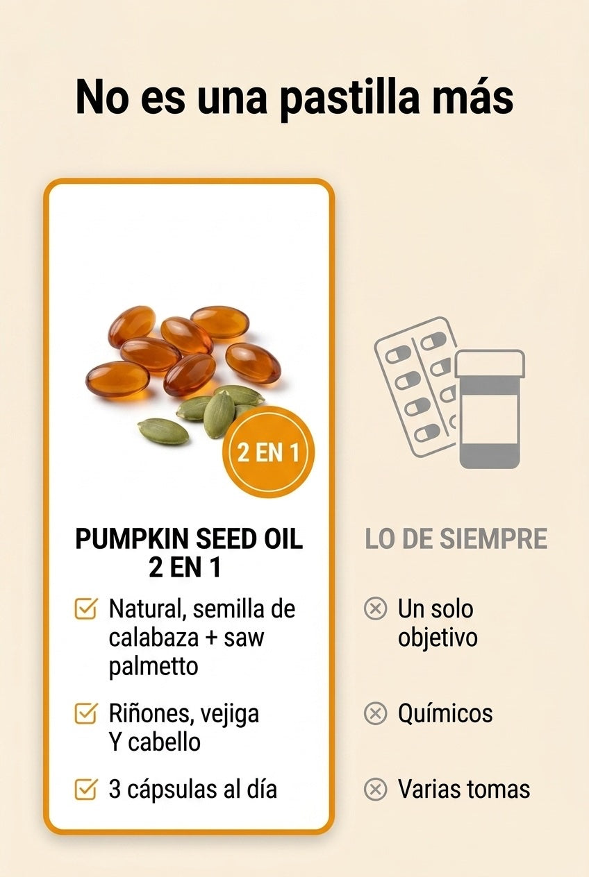 Pumpkin Seed Oil vs pastillas de siempre