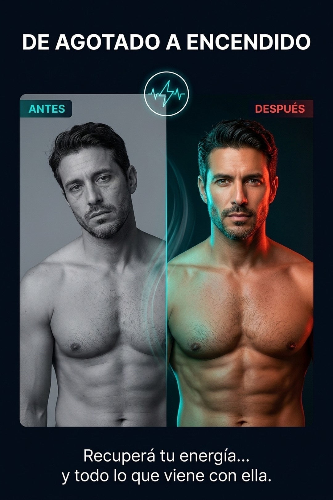Antes y después: de agotado a encendido