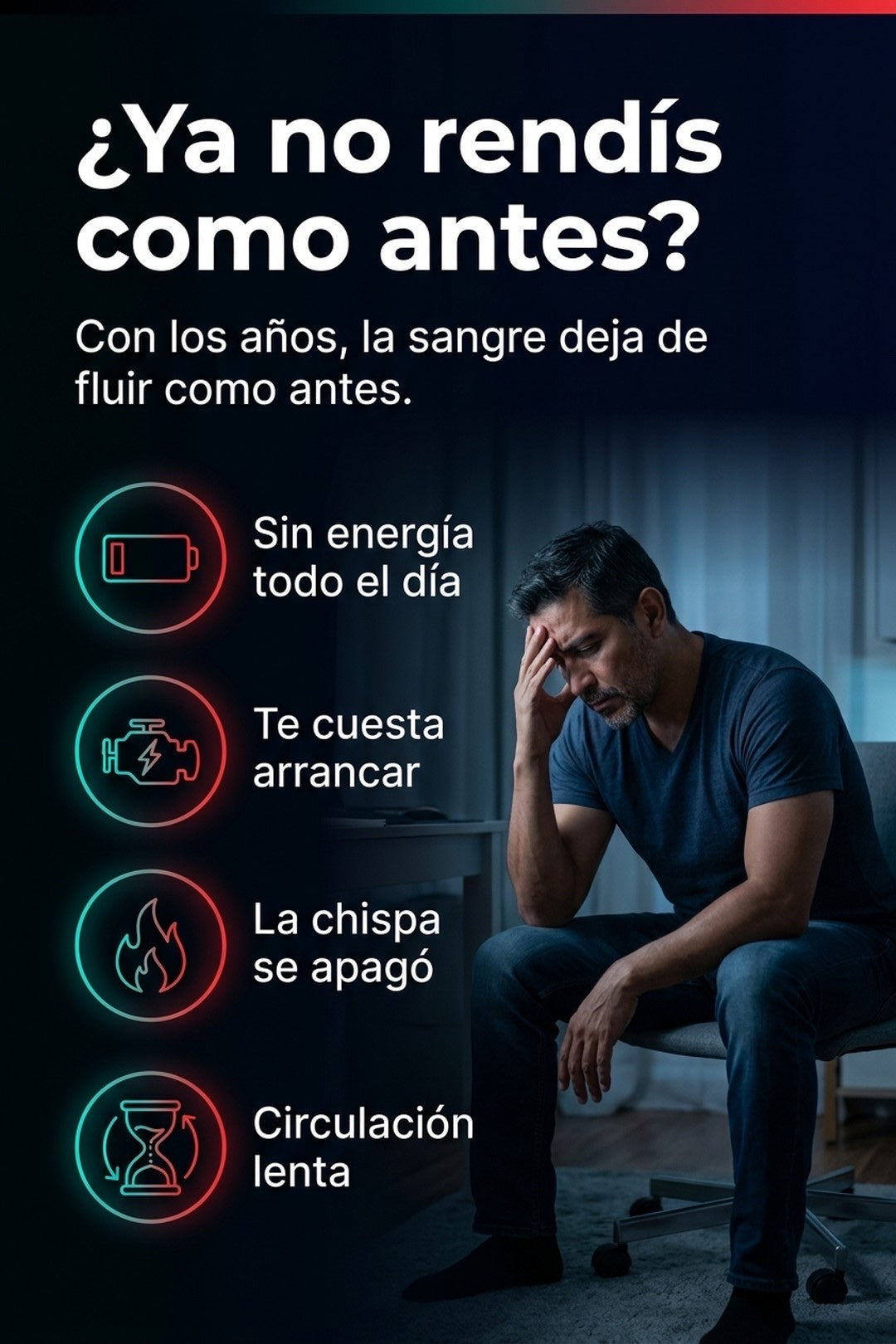 ¿Ya no rendís como antes? Señales de baja energía y circulación