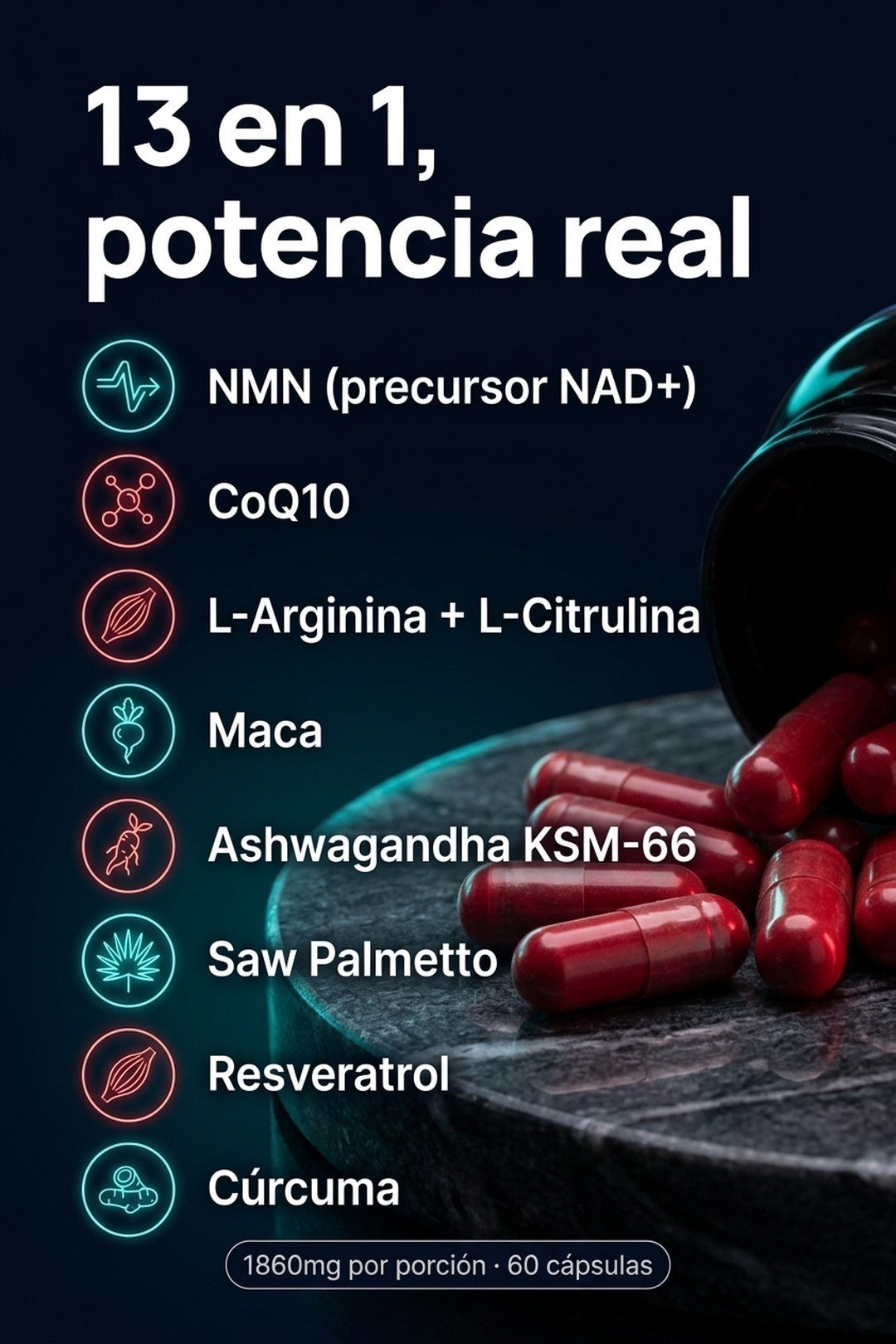 13 en 1: la fórmula completa de Selerb NAD+