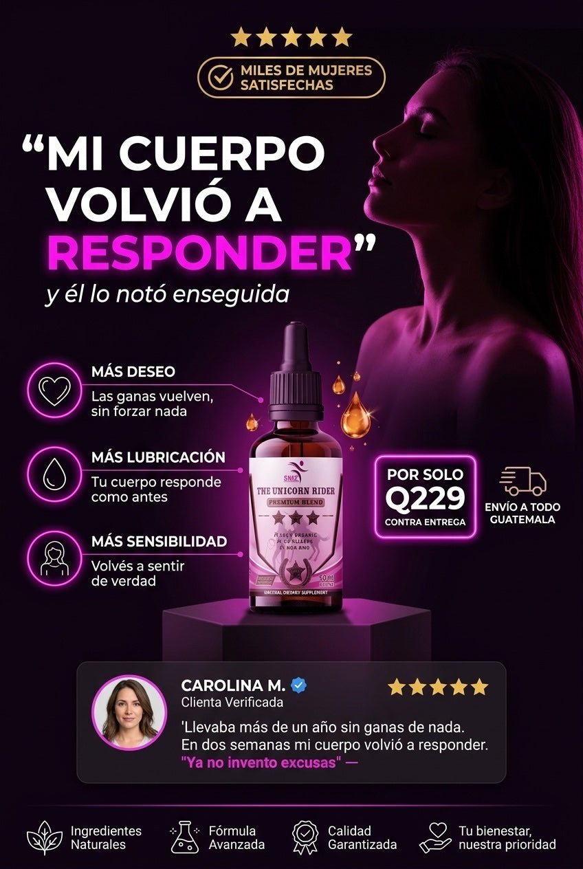Gotas para recuperar el deseo, la lubricación y la sensibilidad