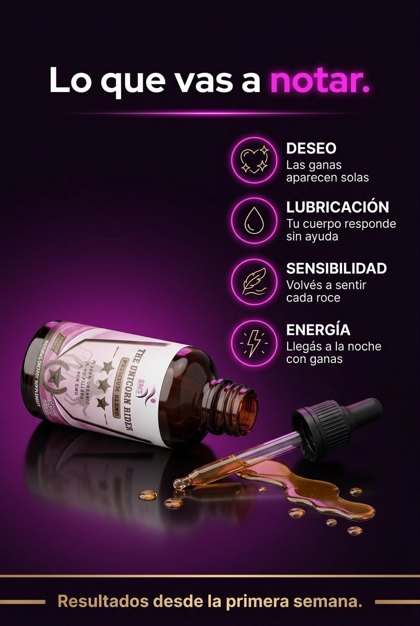 Beneficios: más deseo, lubricación, sensibilidad y energía