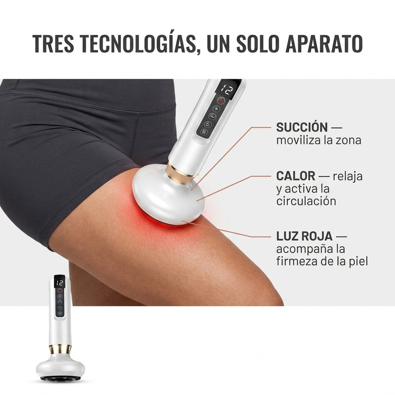 Succión, calor y luz roja: las tres tecnologías